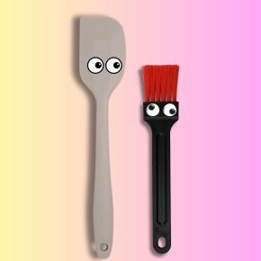  Silikonspachtel + Marinier- & BBQ-Pinsel